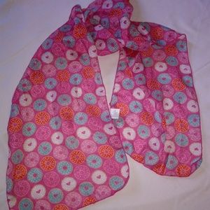 Pink donut scarf